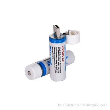 Rechargeable Li-ion Batteries 18650 battery USB Cell